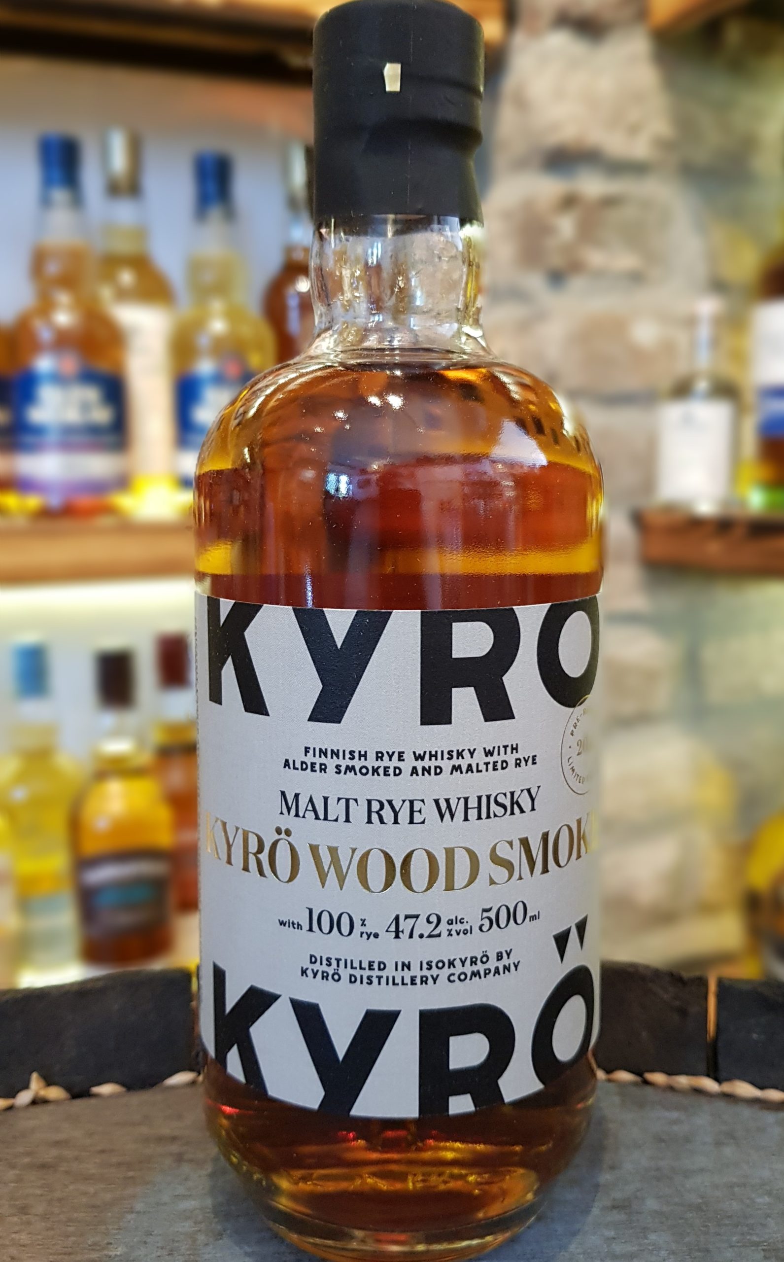 Rye – – Kyrö Whisky, Köln Whisky Malt 47,2% rechtsrheinisch – Postert Spirituosenhandel Woodsmoke Rum und Whisky