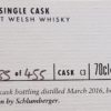 Penderyn - Ex Cognac Single Cask 61,27% – Bild 2