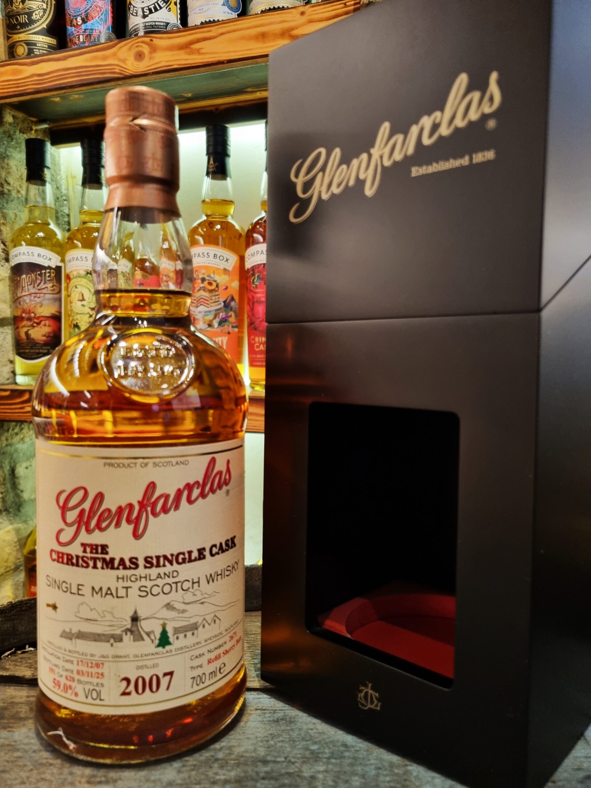 Glenfarclas 'The Christmas Malt' Vintage 2007 - 59%